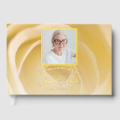 ホワイトローズ花お祝い記念碑 ゲストブック (正面)