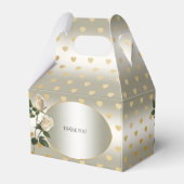 ホワイトローズ金ゴールドハートお気に入り フェイバーボックス (裏面サイド)