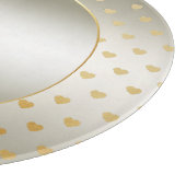 ホワイトローズ金ゴールドハートカッティングボード カッティングボード (角)