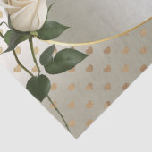 ホワイトローズ金ゴールドハートティッシュペーパー 薄葉紙 (詳細)