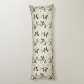 ホワイトローズ金ゴールドハート抱き枕 ボディピロー (裏面 (縦))