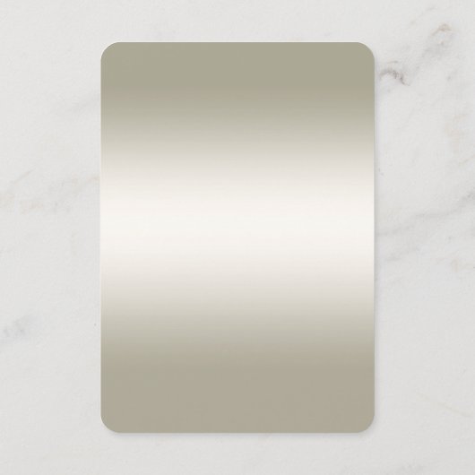 ホワイトローズ金ゴールドハート詳細エンクロージャカード エンクロージャーカード (裏面)