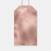 ホワイトローズ金ゴールドメリークリスマスツリー ギフトタグ (裏面)