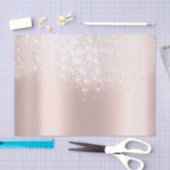 ホワイトローズ金ゴールド赤面メタリックサンド赤面ダスト 薄葉紙 (クラフト)