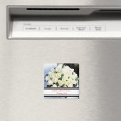 ホワイトローズ ウェディング マグネット フェイバーテンプレート (インサイチュ (食洗機))