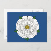 ホワイトローズ・オブ・ヨーク ポストカード (正面/裏面)