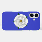 ホワイトローズ・オブ・ヨーク Case-Mate iPhoneケース (裏面 (横))