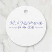 ホワイトローズ オーダーメイド フェイバータグ (裏面)