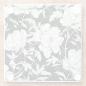 ホワイトローズ ガラスコースター (裏面)