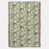 ホワイトローズ スローブランケット (正面縦)