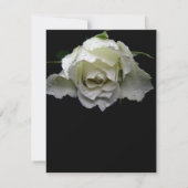 ホワイトローズ・セーブ・ザ・デートのお知らせ 招待状 (裏面)