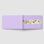 ホワイトローズ ノンフォイル ゲストブック (全面)