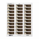 ホワイトローズ&バーンウッド住所 シール (フルシート)