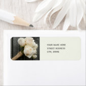 ホワイトローズ&バーンウッド結婚ズ住所 シール (インサイチュ)