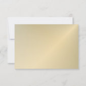 ホワイトローズ フローラル レセプション カード (裏面)