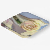 ホワイトローズ ペーパープレート (傾斜あり)