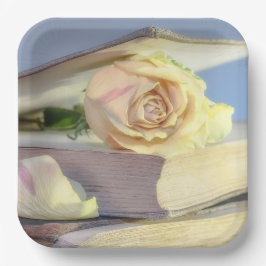 ホワイトローズ ペーパープレート