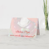 ホワイトローズ – マザーズデイカード カード (裏面)