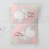 ホワイトローズ – マザーズデイカード カード (内部)