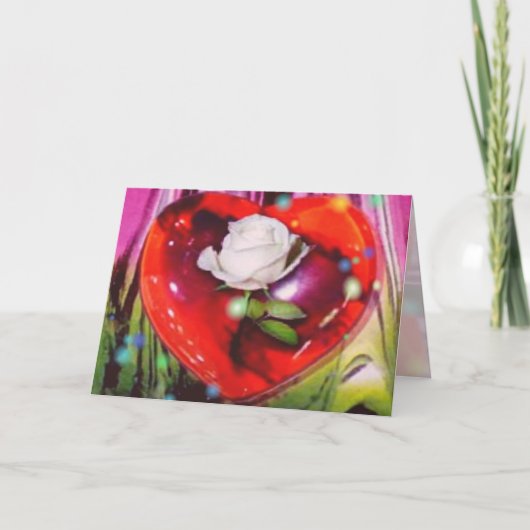 ホワイトローズ – マザーズデイカード カード (正面)