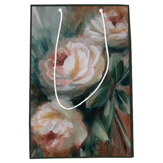 ホワイトローズ ミディアムペーパーバッグ (正面)