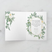 ホワイトローズ |ユーカリプタス・ハッピーマザーズデイ カード (内部)