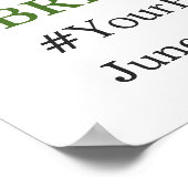 ホワイトローズ ユーカリ  ブライダルシャワー フォトプロップ ポスター (角)