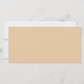 ホワイトローズ、リングや輪と真珠の結婚式の日付を保存 セーブザデート (裏面)