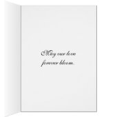 ホワイトローズ、リングや輪、真珠の私たちの結婚式の日 (内側 (右))