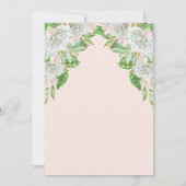 ホワイトローズ |蘭ボホフローラ退職パーティー 招待状 (裏面)