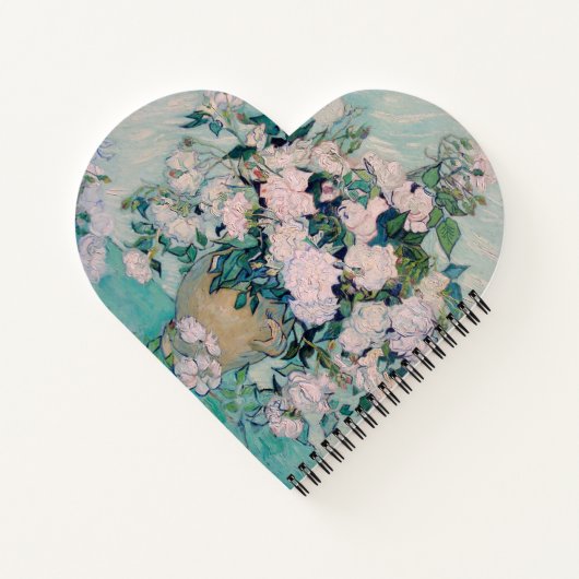 ホワイトローズ–1890 – ビンセント・ヴァン・ゴッホ ノートブック (裏面)