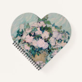 ホワイトローズ–1890 – ビンセント・ヴァン・ゴッホ ノートブック (正面)