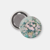 ホワイトローズ–1890 – ビンセント・ヴァン・ゴッホ マグネット (正面/裏面)