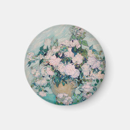 ホワイトローズ–1890 – ビンセント・ヴァン・ゴッホ マグネット