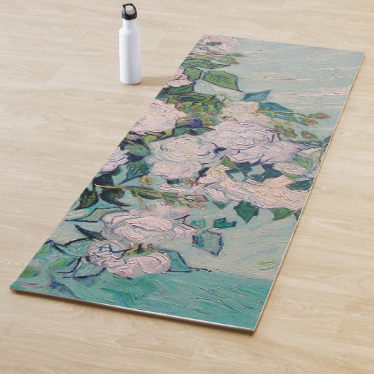 ホワイトローズ–1890 – ビンセント・ヴァン・ゴッホ ヨガマット (インサイチュ)