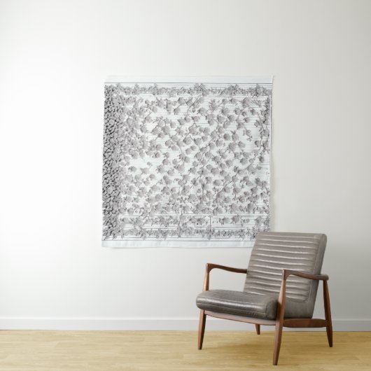 ホワイトローズB タペストリー (インサイチュ(横))