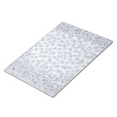 ホワイトローズB ノートパッド (アングル)