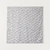 ホワイトローズD タペストリー (正面(横))