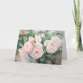 ホワイトローゼガーデンウォーター絵を描カラーズカード カード (正面)