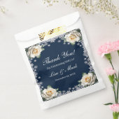 ホワイトローゼススノーフレーククリスマス結婚ズ フェイバーバッグ (封をした状態)