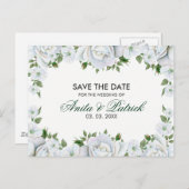 ホワイトローゼスリース 案内ポストカード (正面/裏面)