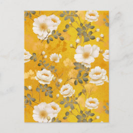 ホワイトローゼス千代紙 ポストカード