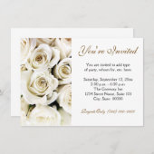 ホワイトローゼス招待状 招待状 (正面/裏面)