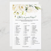 ホワイトローゼズグリーンリーブライダルあなたの財布の中に何がある (正面/裏面)