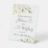 ホワイトローゼズグリーンリーリーフアドバイス&ウェルウィーズ 台座サイン (正面)