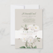 ホワイトローゼズ肉親会サンキューカード 招待状 (正面)