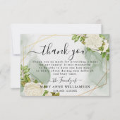 ホワイトローゼズ葬儀食品サンキューカード サンキューカード (正面)