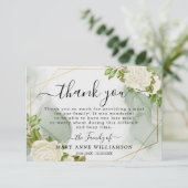 ホワイトローゼズ葬儀食品サンキューカード サンキューカード (スタンド正面)