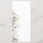 ホワイトローゼベビーシャワーメニュー メニュー (裏面)