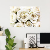 ホワイトローゼポスター ポスター (ホームオフィス)